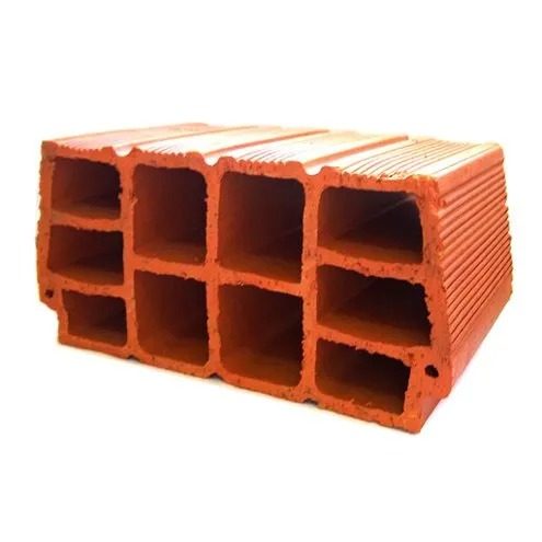 Lajota cerâmica H16x20x30 empilhada em pallet